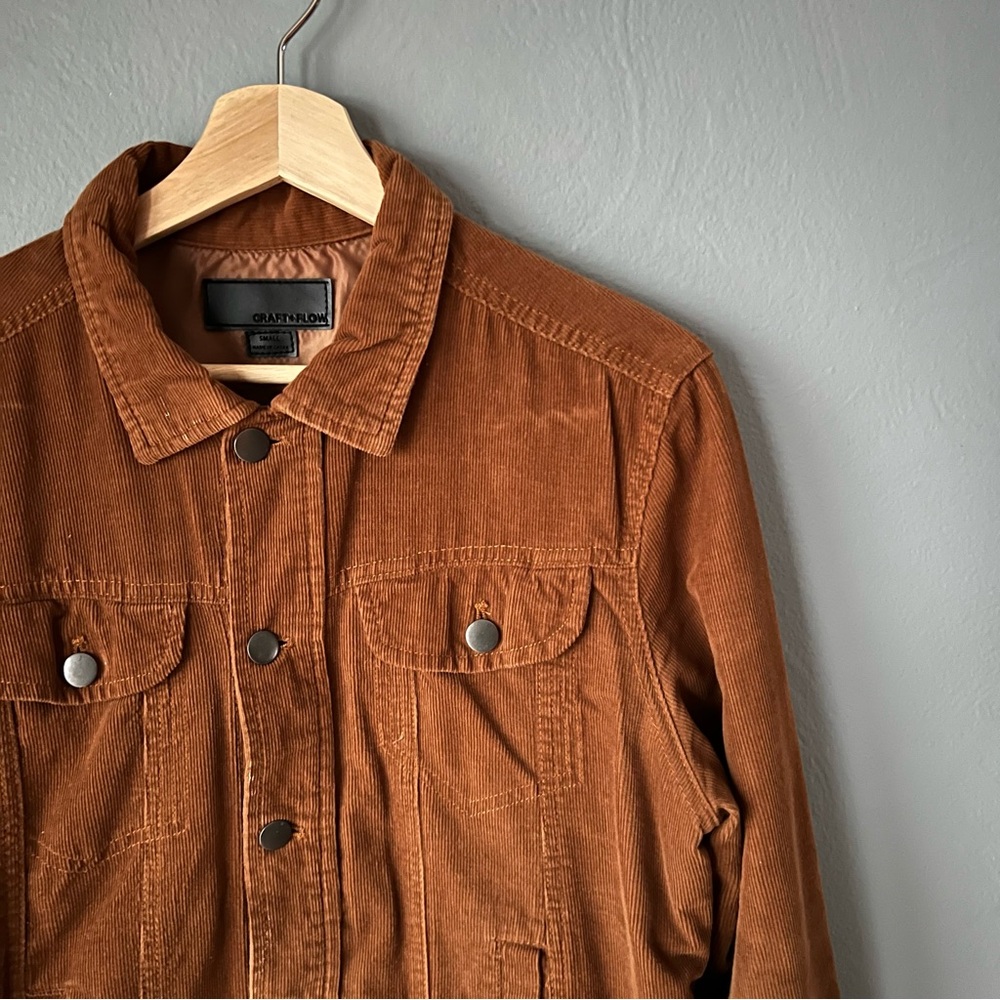 Craft + Flow Brown Corduroy Jacket Sz S